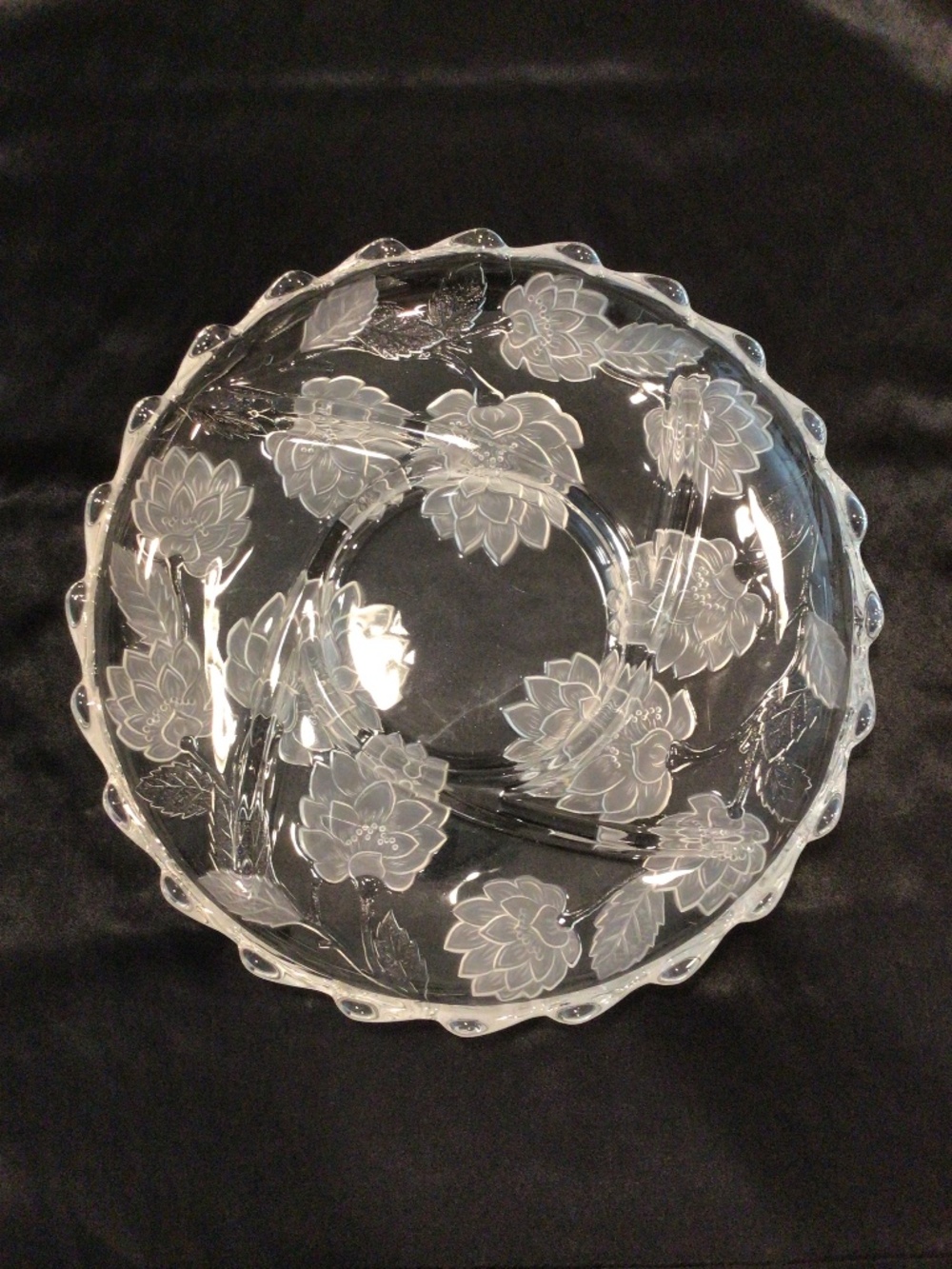 Crystal Clear Studios Vintage 13 Inch Divided Serving Platter